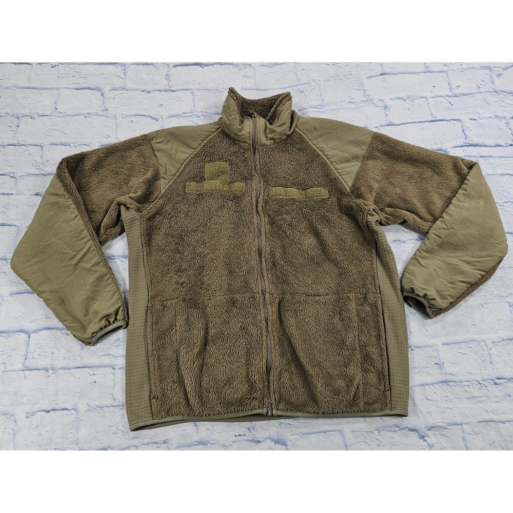 Peckham Fleece Jacket MENS S Regular Coyote Brown GEN III Level 3 Polartec USA